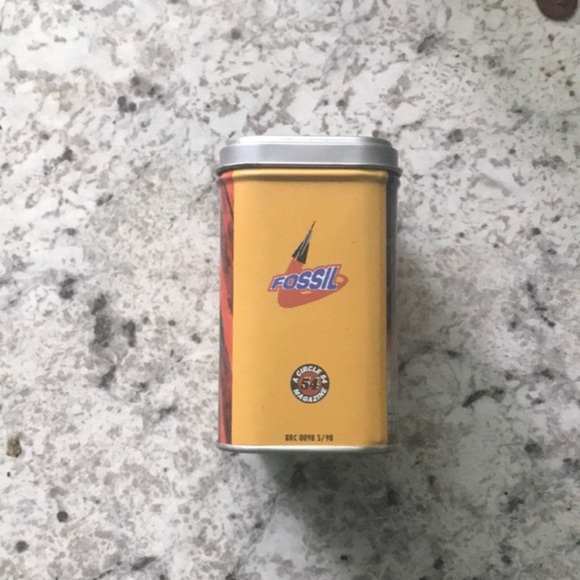 STASH CAN Vintage Fossil Can BRC 0098 5/98 - Picture 2 of 3